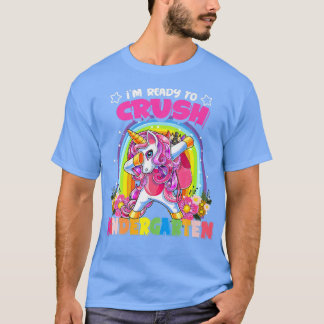 T-shirt Crush Garderie Unicorn Back to School Kids Gir