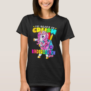 T-shirt Crush Kindergarten Flossing Unicorn Retour À L'Éco