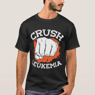 T-shirt Crush Leukemia Chimiothérapie Leucémie Sensibilisa