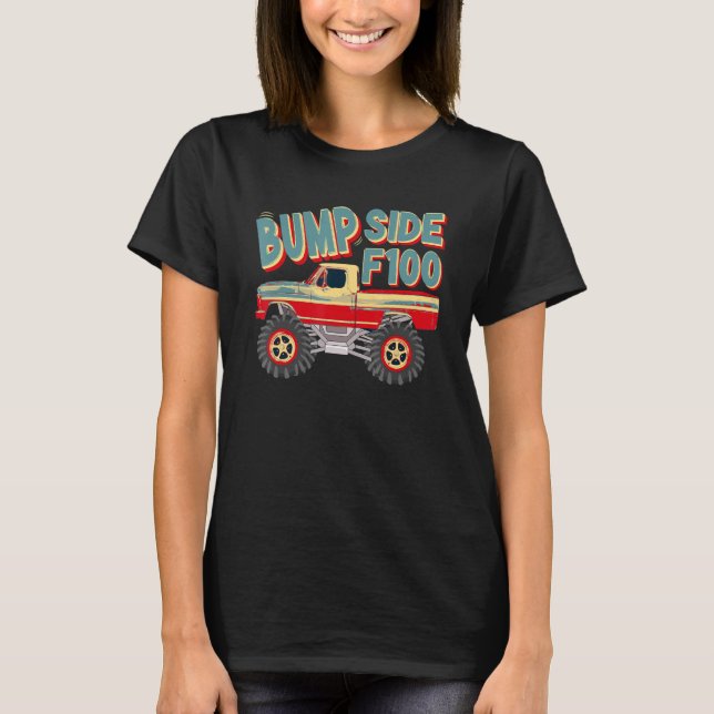 T-shirt Crusher Trucks 4x4 Short Bed Bump Side Pickup Truc (Devant)