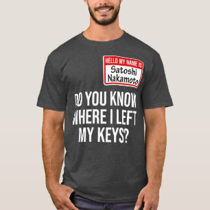 T-shirt Crypto Crypto Bitcoin Funny Hodl Satoshi N
