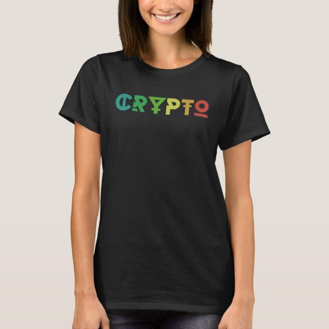 T-shirt Crypto Cryptocurrency Blockchains Crypto Bitcoin (Devant)