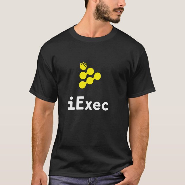 T-shirt Crypto De Coin Rlc Iexec Cryptodevise Rlc (Devant)