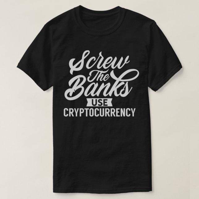 T-shirt Crypto Devise Blockchain Cryptos Cryptodevise (Design devant)
