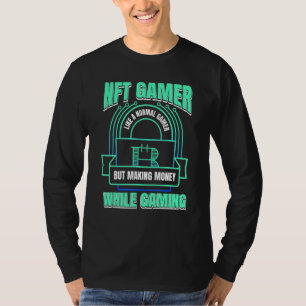 T-shirt Crypto Gamer Comme Un Joueur Normal Avec De L'Arge