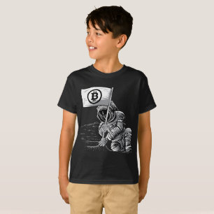 T-shirt Crypto lune de mineur de cryptocurrency de chemise