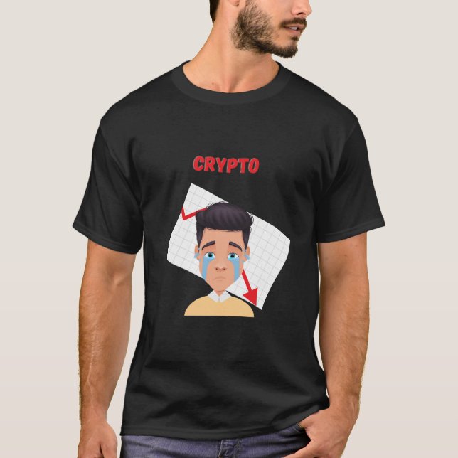 T-shirt Crypto Man Down (Devant)