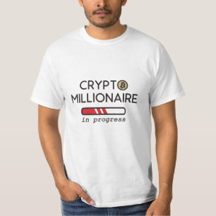 T-shirt Crypto millionnaire en devenir