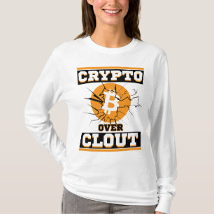 T-shirt Crypto Over Clout™ Bitcoin Actifs sur Algorithmes