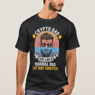 T-shirt Crypto Papa Bitcoin BTC Définition Comme Norma