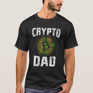 T-shirt Crypto Papa Investisseur Bull Jour Trader Bitcoi