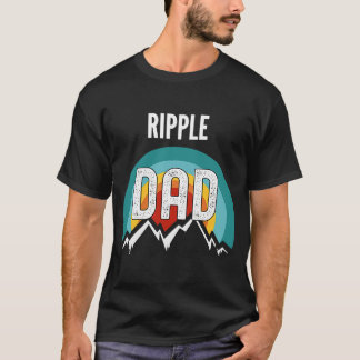 T-shirt Crypto Papa Xrp Pour Fête des pères