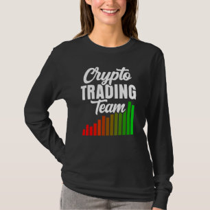 T-shirt Crypto Trader Équipe Commerce Cryptos