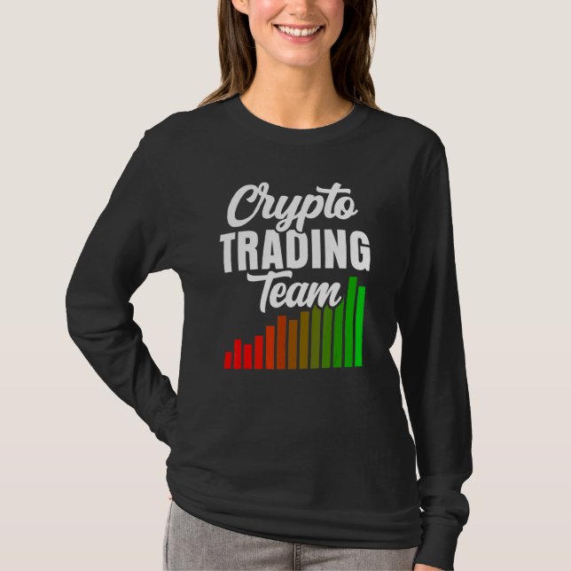 T-shirt Crypto Trader Équipe Commerce Cryptos (Devant)