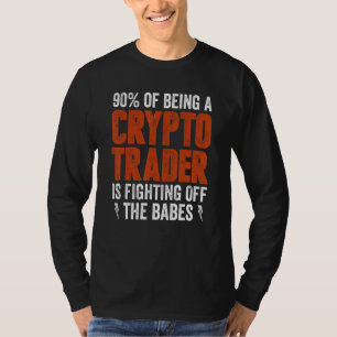 T-shirt Crypto Trader Et Combattre Les Bébés