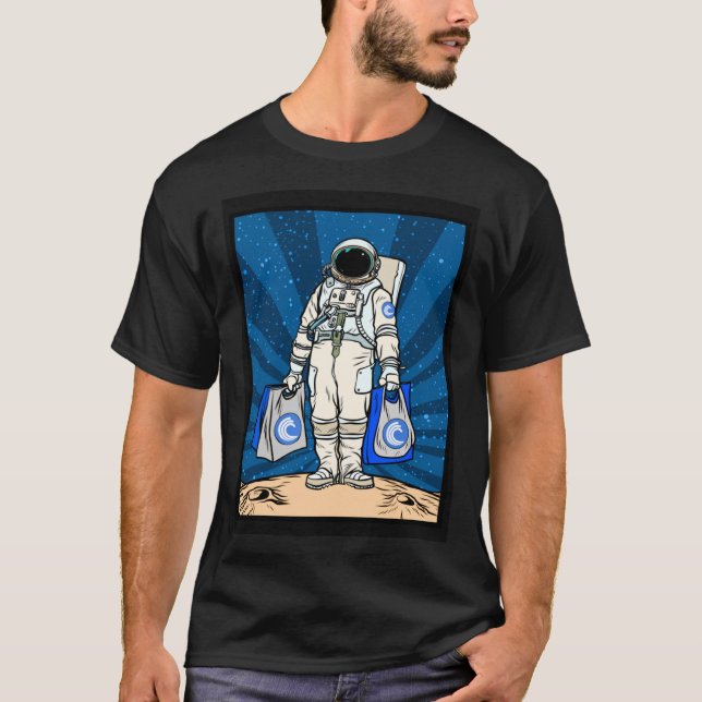 T-shirt CryptoCurrency Parler À La Lune Bittorrent BTT Sp (Devant)