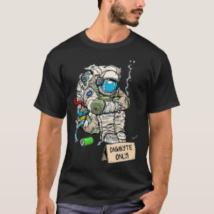 T-shirt Cryptocurrency Talk  Astronaut Hodler Begging For 