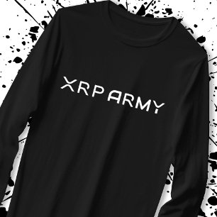 T-shirt Cryptomonnaie Mème XRP Army Quote Hodl Crypto