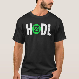 T-shirt Cryptomonnaie pour hommes et femmes Zilliqa Hodl Z