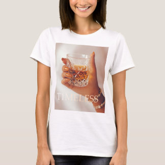 T-shirt Crystal clear whiskey glass.