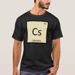 T-shirt Cs - Chimie Au Fromage Cabrales Tableau Périodique