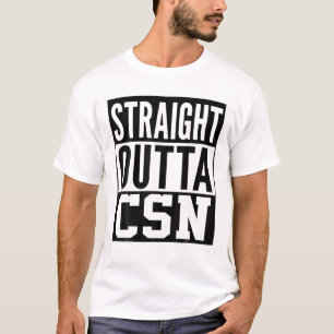T-shirt CSN Straight Outta College University Alumni