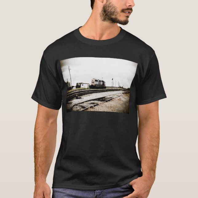 T-shirt CSX Railroad le moteur Toledo, OH de yard de (Devant)
