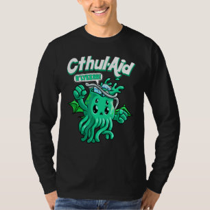 T-shirt Cthulhu Cool Aide  Cthulhu R'lyeehh Mignon Mème Ha