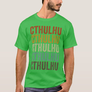 T-shirt Cthulhu Horreur Necronomicon Monstre vintage