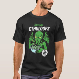 T-shirt Cthuloops Céréale Parodie Funny Cosmique Horreur C
