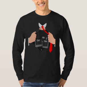 T-shirt Ctrl Alt Suppr Je Suis Un Pirate Informatique Code