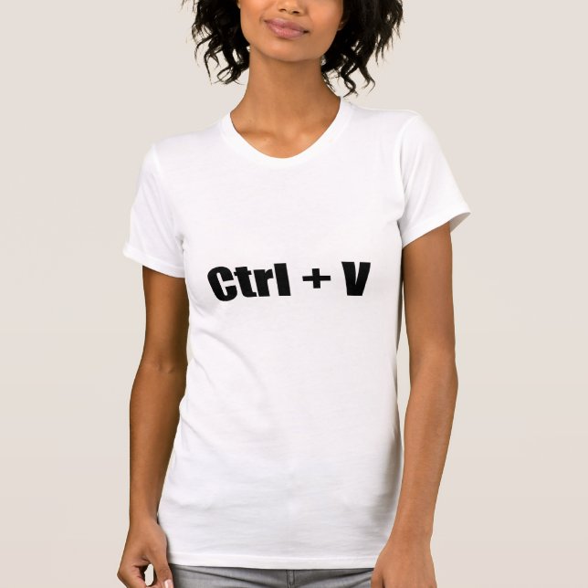 T-SHIRT CTRL + V (Devant)