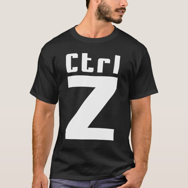 T-SHIRT CTRL Z (Devant)