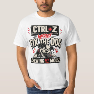 T-shirt CTRL + Z Ne Réparera Pas Mon Souris Mangé Par Le C