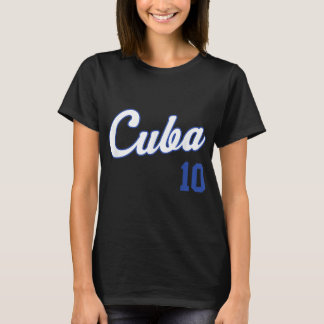 T-shirt Cuba Baseball Remera Beisbol Cubain Jersey 10