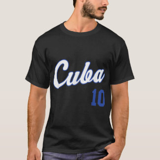 T-shirt Cuba Baseball Remera Beisbol Cubain Jersey 10
