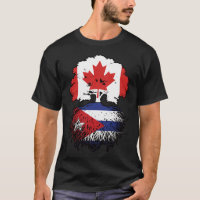 Cuba Drapeau canadien cubain des racines de l'arbr