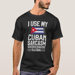 T-shirt Cuba Drapeau Souvenirs pour Cubains Hommes & Femme
