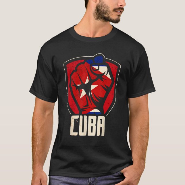T-shirt Cuba Love Cuba Drapeau cubain Havana Communisme So (Devant)