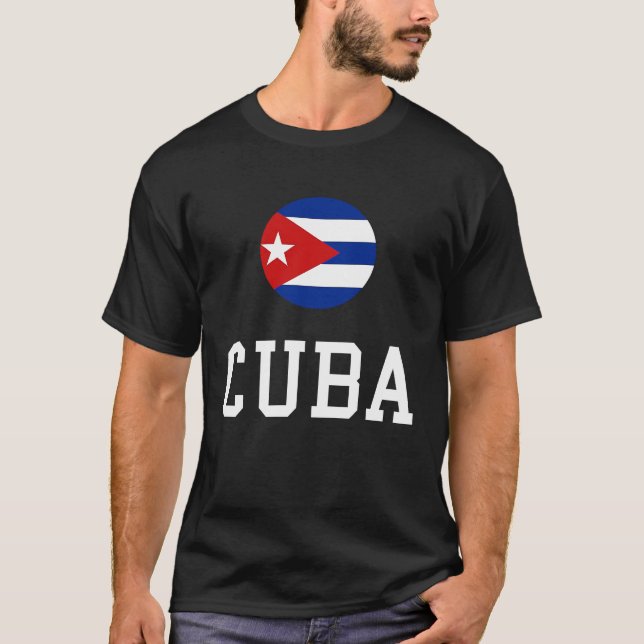 T-shirt Cuban Flag Cuba Pride Cuba Travel Proud Cuban Cuba (Devant)