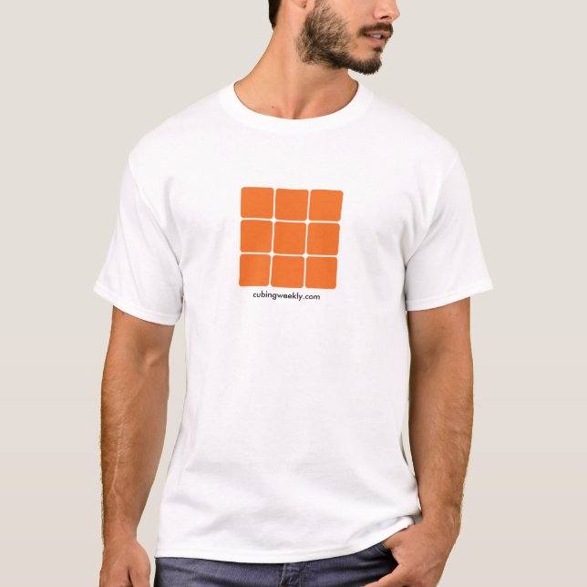 T-shirt Cubant la chemise hebdomadaire de logo (lumière) (Devant)