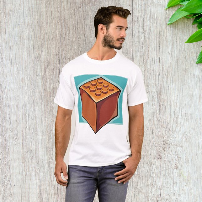 T-shirt Cube Brown (Créateur téléchargé)