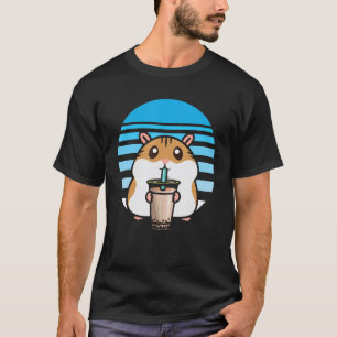 T-shirt Cube Bubble Thé Hamster Boba Tea Fanatic Hamster