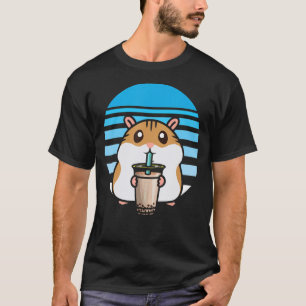 T-shirt Cube Bubble Thé Hamster Boba Tea Fanatic Hamster