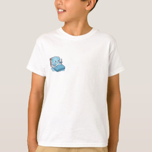 T-shirt Cube de glace malade fondant fièvre enfants