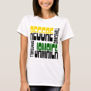 T-shirt Cube en salle de danse de la Jamaïque de reggae, 