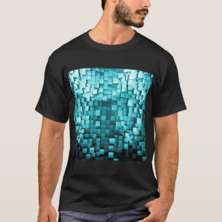 T-shirt Cubes 3D Abstraits