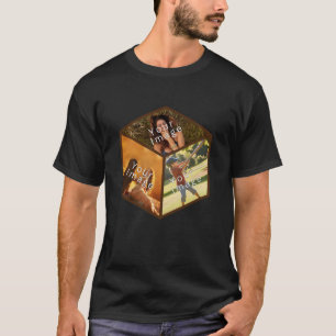 T-shirt Cubes d'images 3D individuelles, collage photo en 