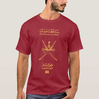 T-shirt Cubierta para pasaporte de Omán