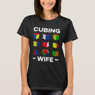 T-shirt Cubing Wife Speedcubing Speedsolving Cuber
